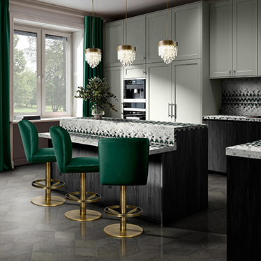 DALYAN II Dining Chair and NAICCA Pendant Light